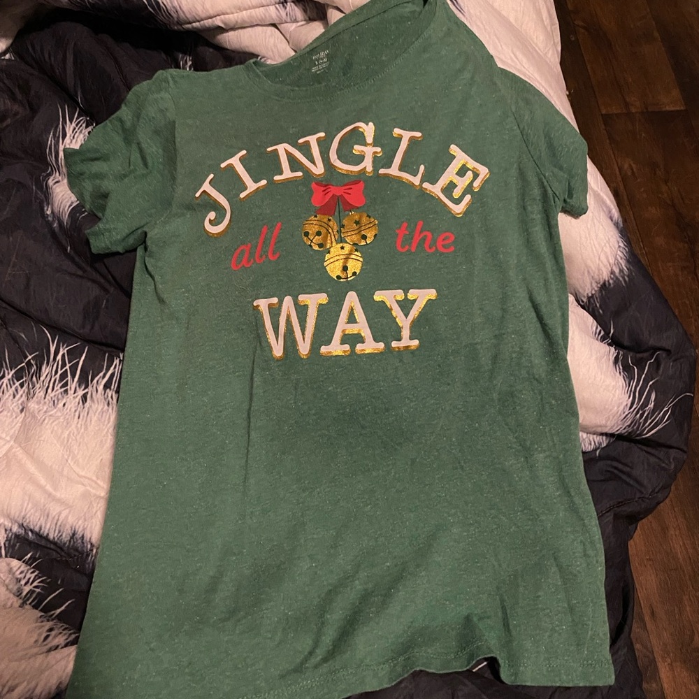 Festive Green Holiday T-Shirt